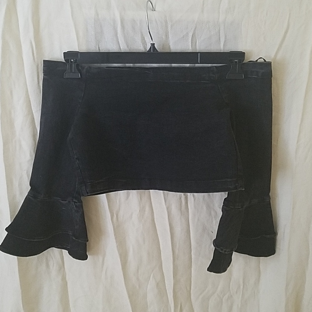 Zara Off the Shoulder Crop Top